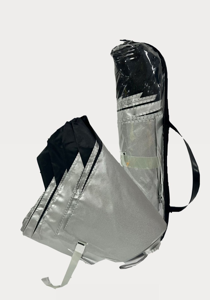 @Sombrilla dama antiviento negra SLT1102N