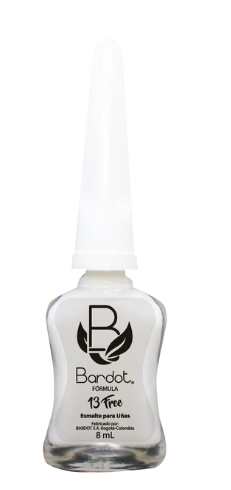 Esmalte bardot blanco tiza decorativo