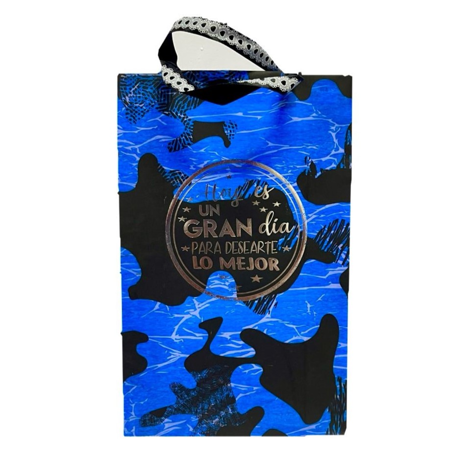 Bolsa regalo cariñito med vertical novedad estampada