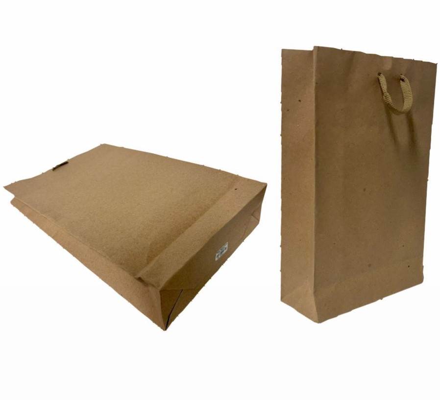 Bolsa regalo kraft lisa grande pqt x12