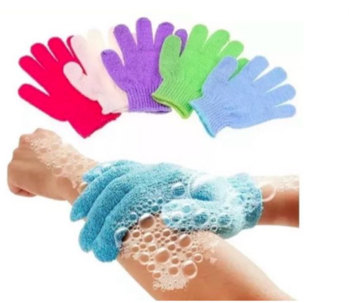 @Guante exfoliante paquete x10