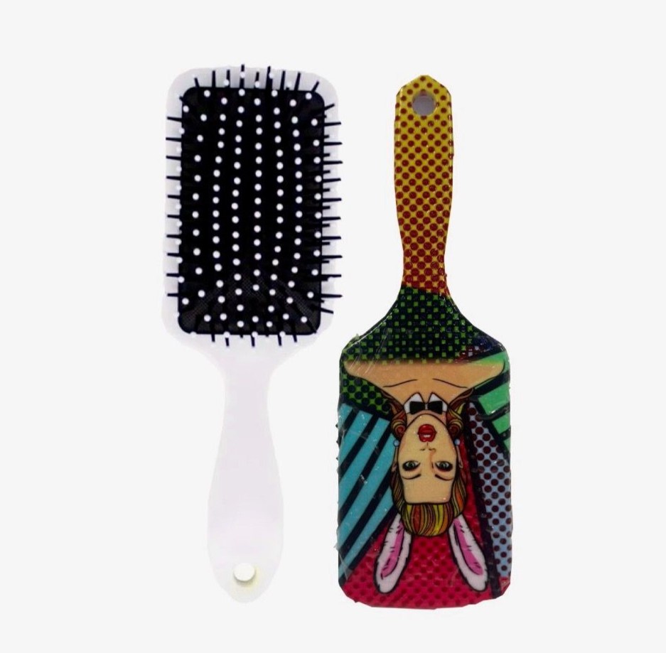 Cepillo peinar salon estampado 
