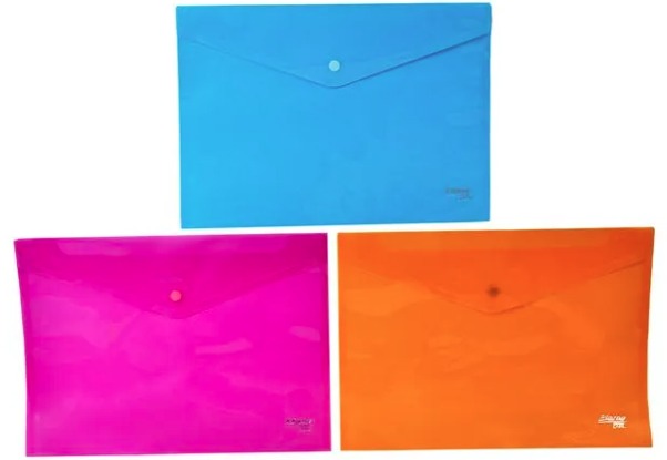 Carpeta eterna plastica boton